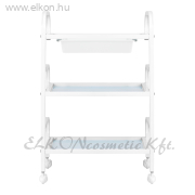 GURULÓS 3 POLCOS ESZKÖZKOCSI + 1 FIÓK FEHÉR BASIC 121 - E-SHOP GURULÓS 3 POLCOS ESZKÖZKOCSI + 1 FIÓK FEHÉR BASIC 121 - E-SHOP ELKONcosmetic Kft.