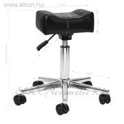 SILLON BELL GURULÓS PEDIKŰRÖS LÁBTARTÓ ÁLLVÁNY FEKETE - E-SHOP ELKONcosmetic Kft.