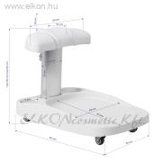 Pedikűrös Lábtartó Állvány Lábfürdőhöz AZZURRO fehér - E-SHOP Pedikűrös Lábtartó Állvány Lábfürdőhöz AZZURRO fehér - E-SHOP ELKONcosmetic Kft.