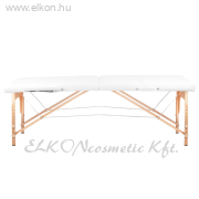 Összecsukható Masszázsasztal Ágy Balance 2 szekciós Fából fehér - E-SHOP Összecsukható Masszázsasztal Ágy Balance 2 szekciós Fából fehér - E-SHOP ELKONcosmetic Kft.