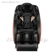 Sakura Classic 305 Masszázsfotel Billenthető, Fa szín Berakással fekete-barna-bézs - E-SHOP ELKONcosmetic Kft.