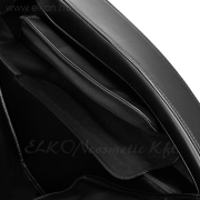 Sakura Classic 305 Masszázsfotel Billenthető, Fa szín Berakással fekete-barna-bézs - E-SHOP ELKONcosmetic Kft.