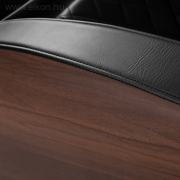 Sakura Classic 305 Masszázsfotel Billenthető, Fa szín Berakással fekete-barna-bézs - E-SHOP ELKONcosmetic Kft.