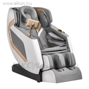 Sakura Classic 802A Masszázsfotel Billenthető bézs-fehér-szürke - E-SHOP