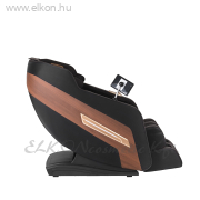 Sakura Classic 306A Masszázsfotel Billenthető, Fa szín Berakással fekete-barna - E-SHOP ELKONcosmetic Kft.