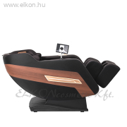 Sakura Classic 306A Masszázsfotel Billenthető, Fa szín Berakással fekete-barna - E-SHOP ELKONcosmetic Kft.