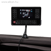 Sakura Classic 306A Masszázsfotel Billenthető, Fa szín Berakással fekete-barna - E-SHOP ELKONcosmetic Kft.