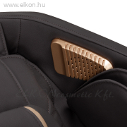 Sakura Classic 306A Masszázsfotel Billenthető, Fa szín Berakással fekete-barna - E-SHOP ELKONcosmetic Kft.