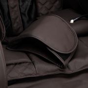 Sakura Classic 306A Masszázsfotel Billenthető, Fa szín Berakással fekete-barna - E-SHOP ELKONcosmetic Kft.