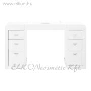 Manikűrös Műkörmös Asztal Elszívóval 6 fiókkal 314 fehér - E-SHOP Manikűrös Műkörmös Asztal Elszívóval 6 fiókkal 314 fehér - E-SHOP ELKONcosmetic Kft.