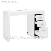 Manikűrös Műkörmös Asztal Elszívóval 3 fiókkal 312 fehér - E-SHOP Manikűrös Műkörmös Asztal Elszívóval 3 fiókkal 312 fehér - E-SHOP ELKONcosmetic Kft.