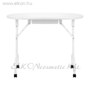 Manikűrös Műkörmös Asztal fiókkal Összecsukható 4031 fehér + táska - E-SHOP Manikűrös Műkörmös Asztal fiókkal Összecsukható 4031 fehér + táska - E-SHOP ELKONcosmetic Kft.