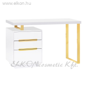 Manikűrös Asztal Porelszívóval MOMO 05-SL ezüst - E-SHOP