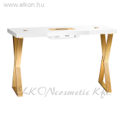 Manikűrös Asztal MOMO 05-GL fényes arany - E-SHOP