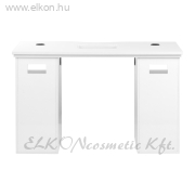 Manikűrös Műkörmös Asztal Porelszívóval 6 fiók MOMO L01 fehér - E-SHOP ELKONcosmetic Kft.