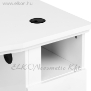 Manikűrös Műkörmös Asztal Porelszívóval 6 fiók MOMO L01 fehér - E-SHOP ELKONcosmetic Kft.