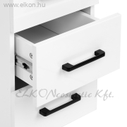 Manikűrös Műkörmös Asztal Porelszívóval 6 fiók MOMO L01 fehér - E-SHOP ELKONcosmetic Kft.