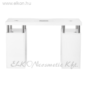Manikűrös Műkörmös Asztal Porelszívóval 5 fiók MOMO L03 fehér - E-SHOP ELKONcosmetic Kft.