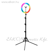 Glow Gyűrűs Lámpa állvánnyal és telefontartóval RGB 10 Glow Gyűrűs Lámpa állvánnyal és telefontartóval RGB 10