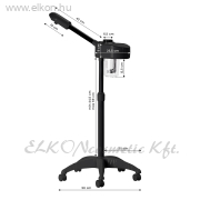 Giovanni D-09 Ózonos ArcGőzölő Vapozon BarberShop-okba fekete - E-SHOP ELKONcosmetic Kft.