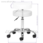 Gurulós forgózsámoly - fehér AM-310v - E-SHOP ELKONcosmetic Kft.