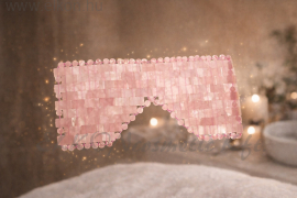 RÓZSAKVARTZ KŐBŐL FŰZÖTT SZEMMASZK - ELKON ELKONcosmetic Kft.