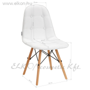 4Rico Váró Szék QS-185 fehér - E-SHOP ELKONcosmetic Kft.
