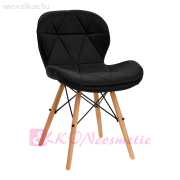 4Rico Váró Szék QS-186 fekete bársony - E-SHOP