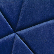 4Rico Váró Szék QS-186 sötétkék bársony - E-SHOP ELKONcosmetic Kft.