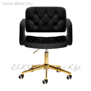 4Rico Recepciós Szék QS-OF213G fekete - E-SHOP ELKONcosmetic Kft.