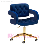 4Rico Recepciós Szék QS-OF213G sötétkék - E-SHOP