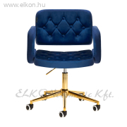 4Rico Recepciós Szék QS-OF213G sötétkék - E-SHOP ELKONcosmetic Kft.