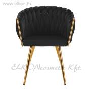 4Rico Váró Szék QS-GW06G fekete - E-SHOP ELKONcosmetic Kft.