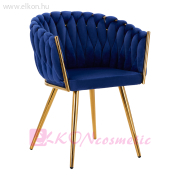 4Rico Váró Szék QS-GW06G sötétkék - E-SHOP