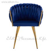 4Rico Váró Szék QS-GW06G sötétkék - E-SHOP ELKONcosmetic Kft.