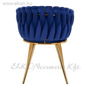4Rico Váró Szék QS-GW06G sötétkék - E-SHOP ELKONcosmetic Kft.