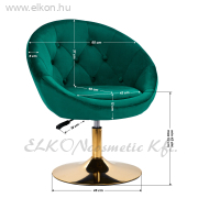 4Rico Váró Szék QS-BL12G zöld - E-SHOP ELKONcosmetic Kft.