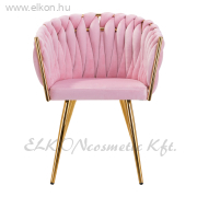 4Rico Váró Szék QS-GW06G rózsaszín - E-SHOP ELKONcosmetic Kft.