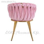 4Rico Váró Szék QS-GW06G rózsaszín - E-SHOP ELKONcosmetic Kft.