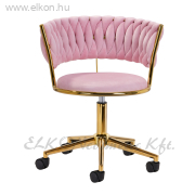 4Rico Recepciós Szék QS-GW01G rózsaszín - E-SHOP ELKONcosmetic Kft.