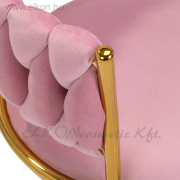 4Rico Recepciós Szék QS-GW01G rózsaszín - E-SHOP ELKONcosmetic Kft.