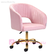 4Rico Recepciós Szék QS-OF212G rózsaszín - E-SHOP
