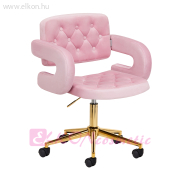 4Rico Recepciós Szék QS-OF213G rózsaszín - E-SHOP
