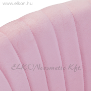 4Rico Gázrugós Bárszék QS-B16G rózsaszín bársony - E-SHOP ELKONcosmetic Kft.