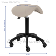 Forgózsámoly Gázrugós, Nyerges - bézs - E-SHOP ELKONcosmetic Kft.