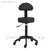 Forgózsámoly Gázrugós, Háttámlás - fekete - E-SHOP ELKONcosmetic Kft.