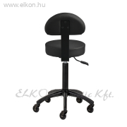 Forgózsámoly Gázrugós, Háttámlás - fekete - E-SHOP ELKONcosmetic Kft.