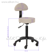 Forgózsámoly Gázrugós, Háttámlás - bézs - E-SHOP ELKONcosmetic Kft.