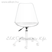 Munkaszék Gázpumpás Ghost - fehér - E-SHOP ELKONcosmetic Kft.