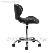Munkaszék Gázpumpás - fekete-króm - E-SHOP ELKONcosmetic Kft.
